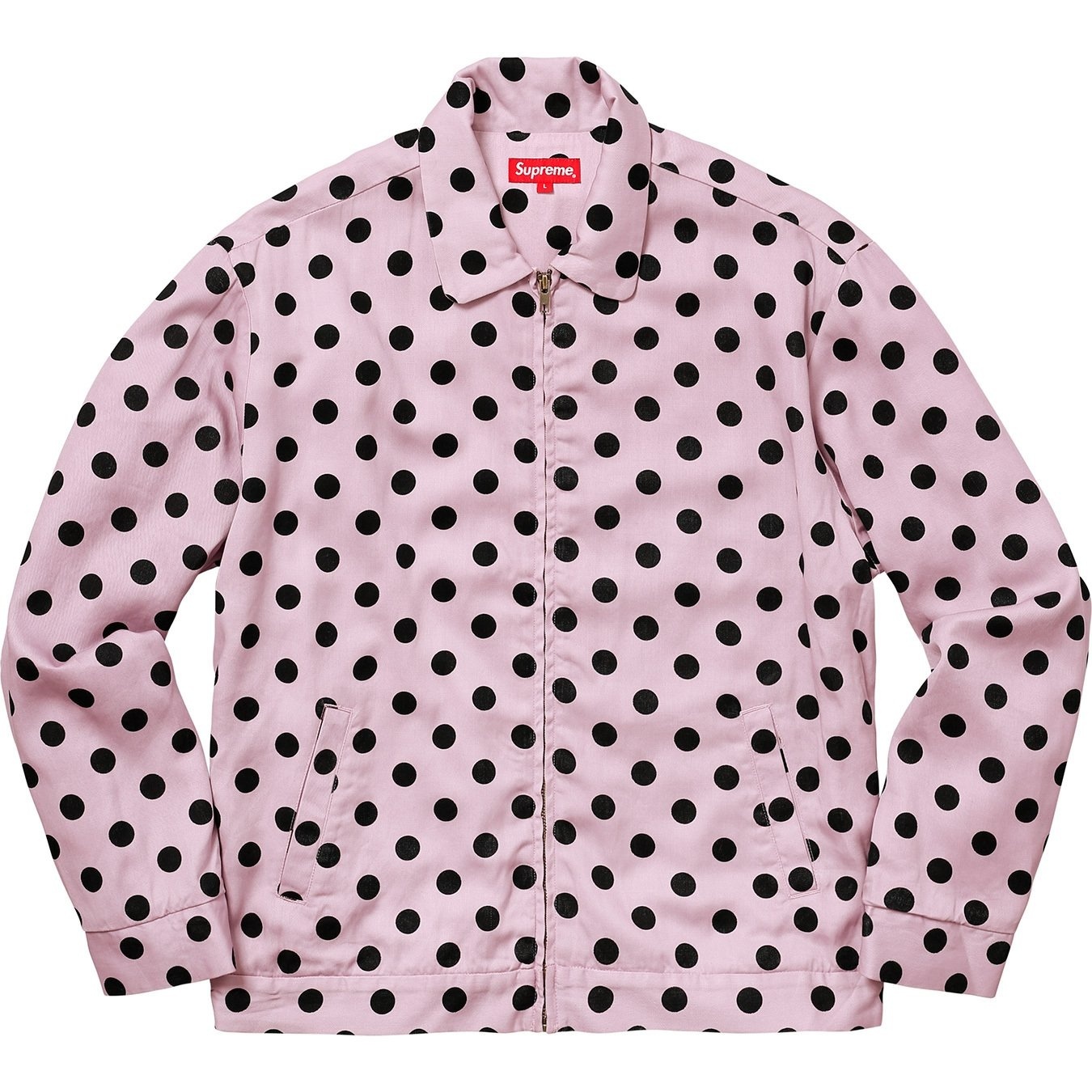 Polka Dots Rayon Work Jacket view 11